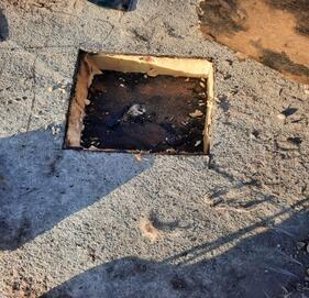 Chantier — recherche d'infiltrations